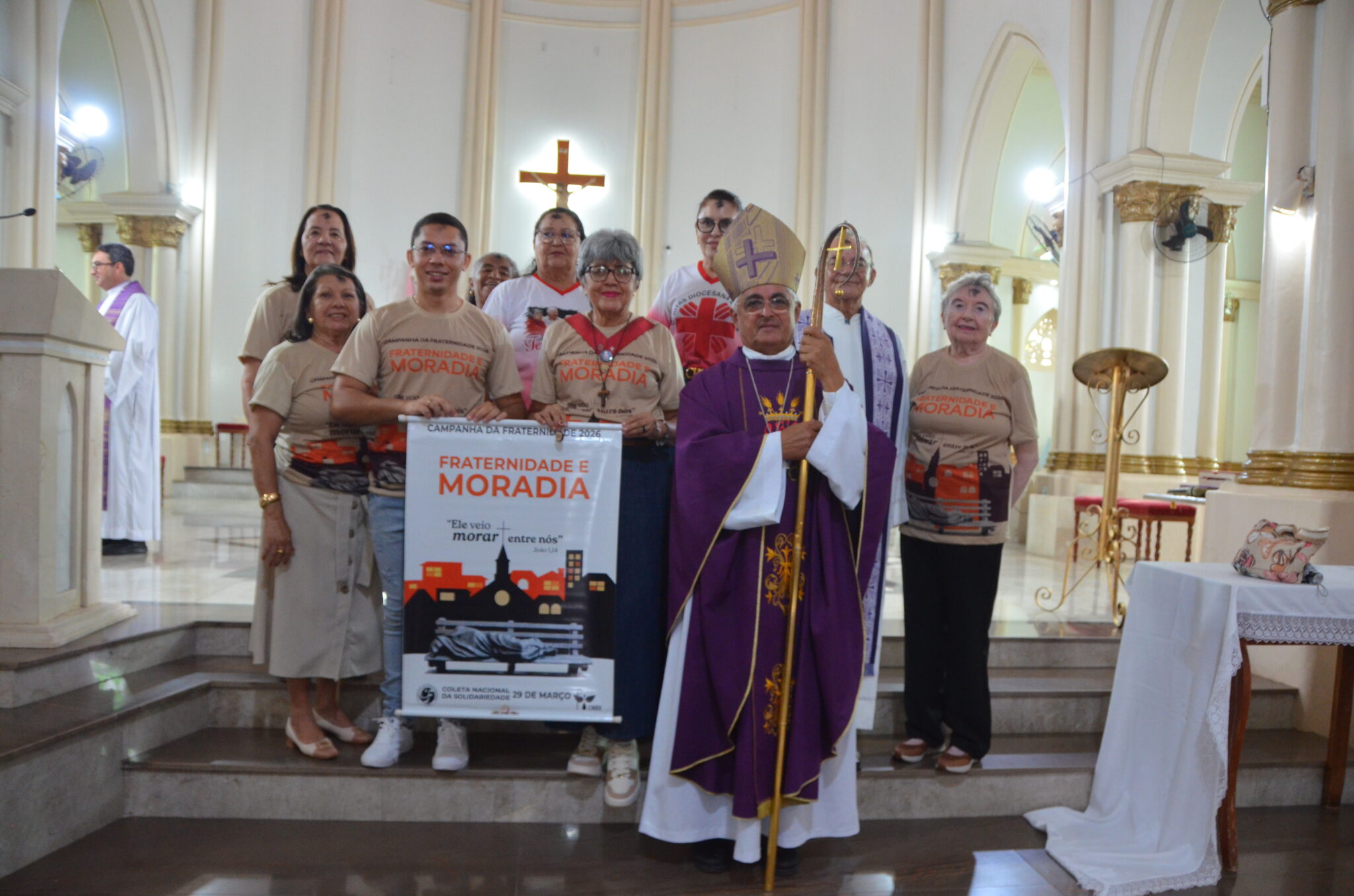 Diocese de Picos realiza abertura da Quaresma e lança Campanha da Fraternidade 2026
